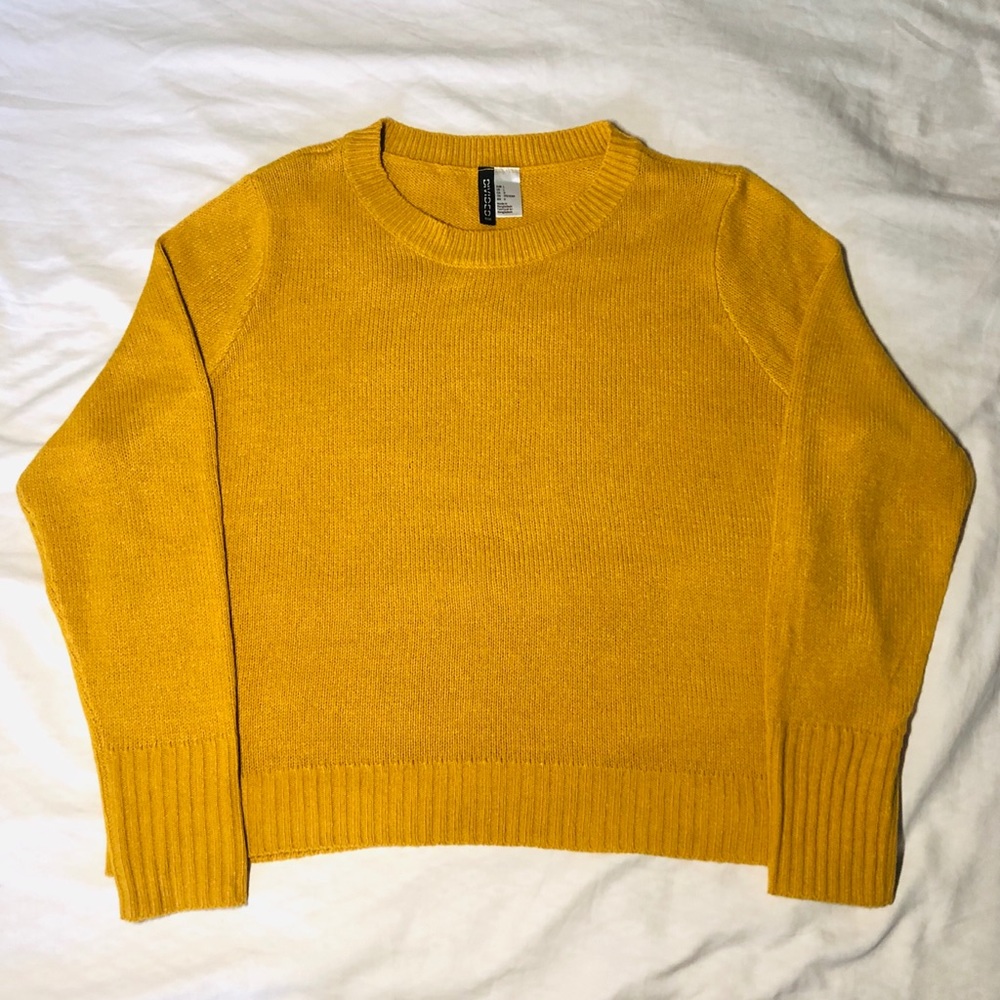 H&M Mustard Yellow Sweater